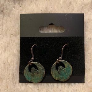 1”Scarab Beetle Earrings